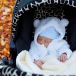 Baby in stroller, baby pram, baby stroller